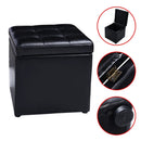 Foldable Cube Ottoman Pouffe Storage Seat by LJGDeals