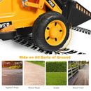 Kids Ride On Excavator Digger 6V Battery Powered Tractor-Yellow by LJGDeals