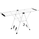 72.5 Inches Clothes Drying Rack with Height Adjustable Wings by LJGDeals