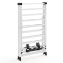 72.5 Inches Clothes Drying Rack with Height Adjustable Wings by LJGDeals