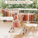 72.5 Inches Clothes Drying Rack with Height Adjustable Wings
