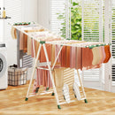 72.5 Inches Clothes Drying Rack with Height Adjustable Wings by LJGDeals