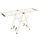 72.5 Inches Clothes Drying Rack with Height Adjustable Wings by LJGDeals