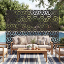 Metal Privacy Screen 72"H x 48"W Freestanding Fence Panel by LJGDeals