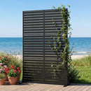Outdoor Metal Privacy Screen 72"H x 48"W with Stand by DirectDeals
