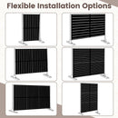 Outdoor Metal Privacy Screen 72"H x 48"W with Stand by LJGDeals