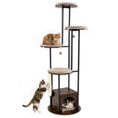 72-Inch Multi-Level Cat Tree with Condo and Perches by DirectDeals