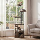 72-Inch Multi-Level Cat Tree with Condo and Perches by DirectDeals