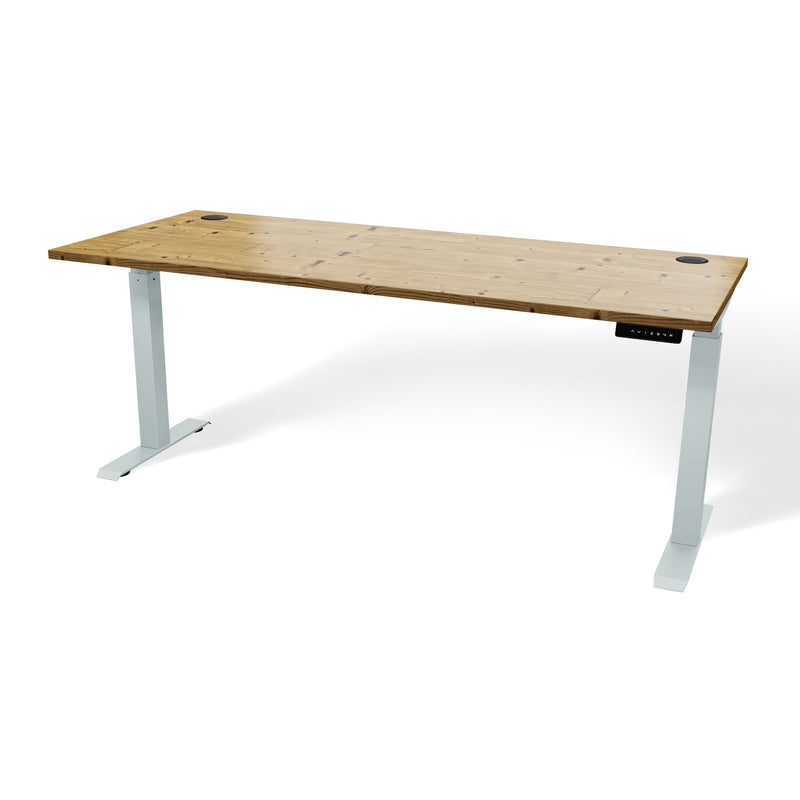 Butcher Block 72” Motorized Standing Desk