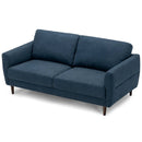 72 Inch Small Fabric Loveseat Sofa Couch with Wood Legs by LJGDeals