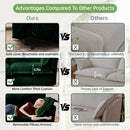 Slipcovered U Shape Sectional Sofa