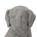 MGO Dog Statue, Outdoor Stone Gray by HouseOfZazla