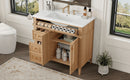 36" Bathroom Vanity with Sink, Solid Wood & MDF Cabinet by HouseOfZazla
