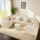 Modular U Shaped Sectional Sofa With Reversible Design by HouseOfZazla