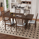 7-Piece Extendable Dining Table Set