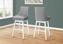 Swivel Stool Bar Height, Transitional (Set of 2) by HouseOfZazla