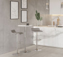Adjustable Contemporary Bar Table - White by HouseOfZazla