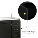 30" Black Bathroom Vanity by HouseOfZazla