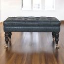 Buffalo - Ottoman With Castor Legs by HouseOfZazla