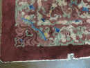 8' X 10' Vintage Handmade Chinese Art Deco Peking Nichols Wool Rug Flowers Nice