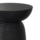 Boyd - Ribbed Accent Table - Black