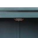 2 door cabinet with semicircular elements,natural rattan weaving,suitable for multiple scenes such as living room, bedroom, study room