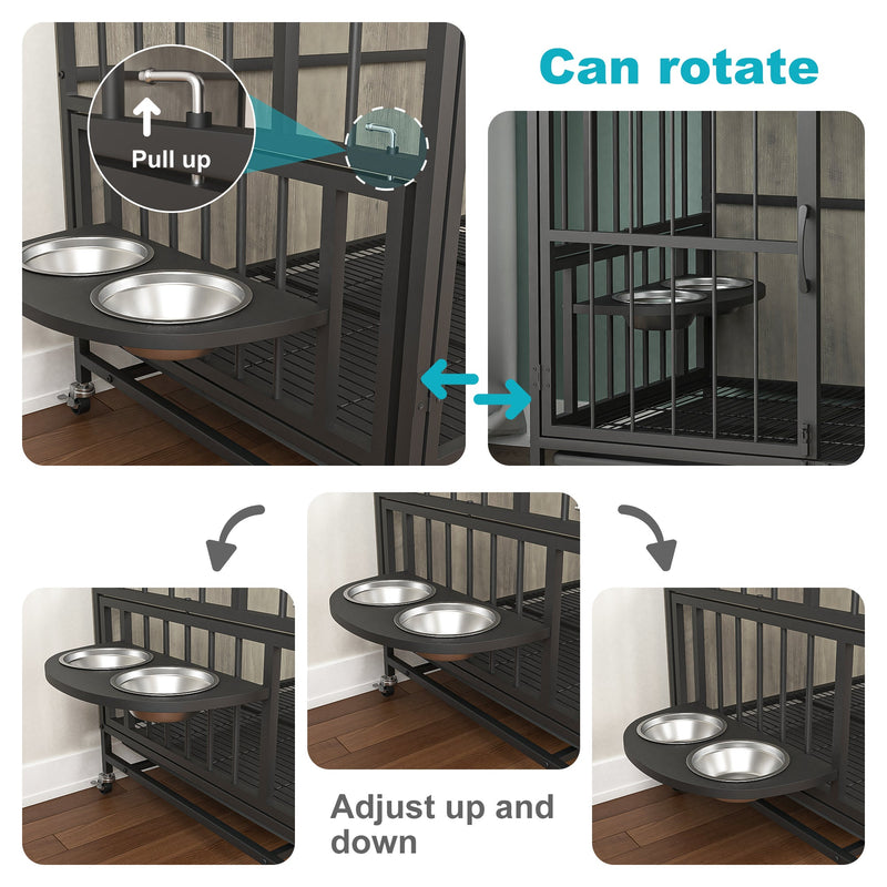 Walker Edison | Modern Kennel Dog Crate Table