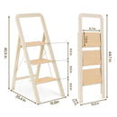 3 Step Ladder Folding Step Stool for Adults