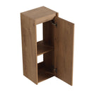 Modern Imitative Wall Mounted Bathroom Vanity With Resin Sink And Side Cabinet by HouseOfZazla