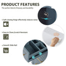 Ceramic Sink Combo, Freestanding Vanity Set With 3 Drawers & Soft Closing Doors by HouseOfZazla