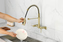 3 Functions Wall Mounted Bridge Kitchen Faucet