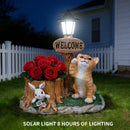Cute Cat Planter Statue Garden Decor