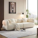 Sectional Sofa With Durable Fabric, Solid Wood Frame, And High Density Sponge Fill by Unique Piece Furniture