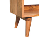Solid Wood Bench With Upholstered Sea by HouseOfZazla