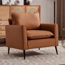 Nordic Retro Light Luxury Upholstered Sofa Chair by HouseOfZazla