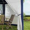 Outsunny 13' x 11' Outdoor Party Tent with Protective Mesh Sidewalls by HouseOfZazla