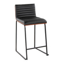 Mason Mara - Contemporary Fixed Height Quality Counter Stool (Set of 2) by HouseOfZazla