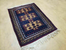 3' X 4' Vintage Handmade Balouchi Balouch Tribal Wool Rug Nice