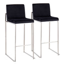 Fuji - Contemporary And Modern Elegance High Back Barstool