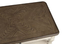 Chairside Table With Storage - Antique White by HouseOfZazla