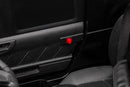 12V7A 30W*2 Four-Wheel Drive Seat One Button Start, Forward And Backward, High And Low Speed, Music, Front Light, Power Display, Two Doors Can Open, 2.4G R / C, Seat Belt Four Wheel Absorber by HouseOfZazla
