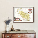 Vintage Map of Eskdale, Scotland 1665