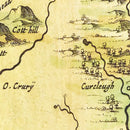 Vintage Map of Eskdale, Scotland 1665