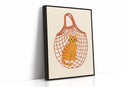 Orange Tabby in a Market Tote