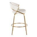 Jie - Glam Fixed Height Counter Stool (Set of 2) by HouseOfZazla