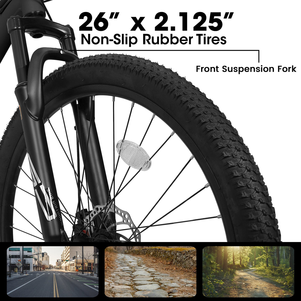 A26207 26 Inch Steel Frame Mountain Bike, photo 9 of 10