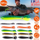 GBruno 10Pcs Soft Fishing Lures