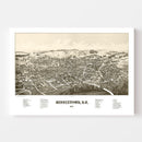 Vintage Map of Middletown, New York 1887