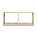 Milo - Console Table With Lower Shelf - Natural by HouseOfZazla