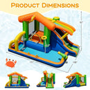 8-in-1 Jumping Castle with Slide and 480W Blower by LJGDeals